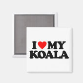 I LIEBE MEY KOALA MAGNET (Vorderseite/Rückseite)