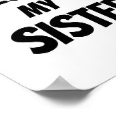 I LIEBE MEY SISTER POSTER (Ecke)