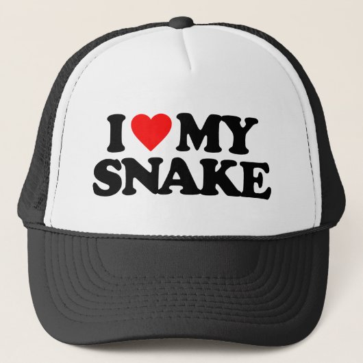 I LIEBE MEY SNAKE TRUCKERKAPPE (Vorderseite)