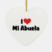 I Liebe Mi Abuela Ornament (Vorne)