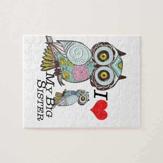 I-Liebe-Mi-Big-Sister Owls Multiple Product Select Puzzle (Horizontal)