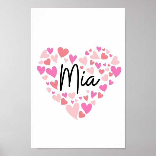 I Liebe Mia Poster (Vorne)
