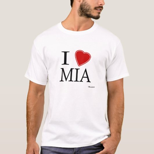 I Liebe MIA T-Shirt (Vorderseite)