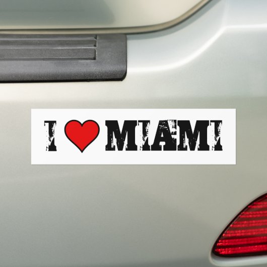 ~I Liebe Miami~ AUTOAUFKLEBER (Auf Auto)