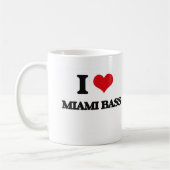 I Liebe MIAMI-BASS Kaffeetasse (Links)