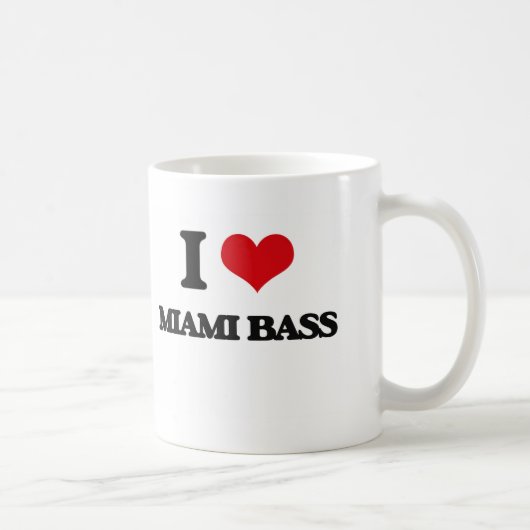 I Liebe MIAMI-BASS Kaffeetasse (Rechts)