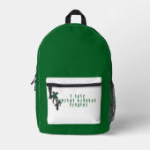 I Liebe Miami Gardens Florida Bedruckter Rucksack (Vorderseite)