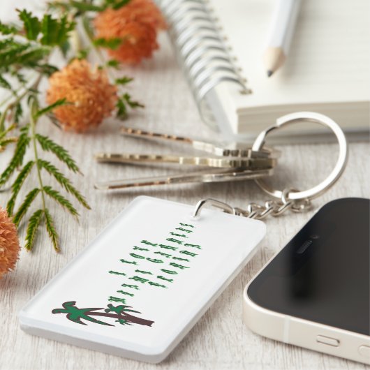 I Liebe Miami Gardens Florida Schlüsselanhänger (Vorderseite rechts)