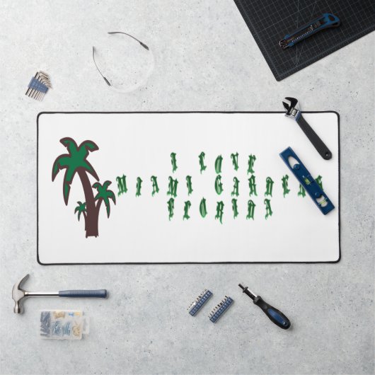 I Liebe Miami Gardens Florida Schreibtischunterlage (Arbeitsplatz)