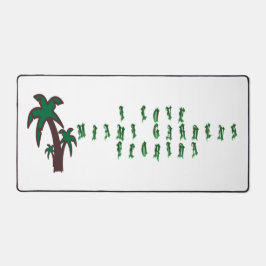 I Liebe Miami Gardens Florida Schreibtischunterlage