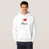 I Liebe Miami Hoodie (Vorne ganz)