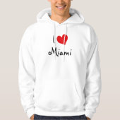 I Liebe Miami Hoodie (Vorderseite)