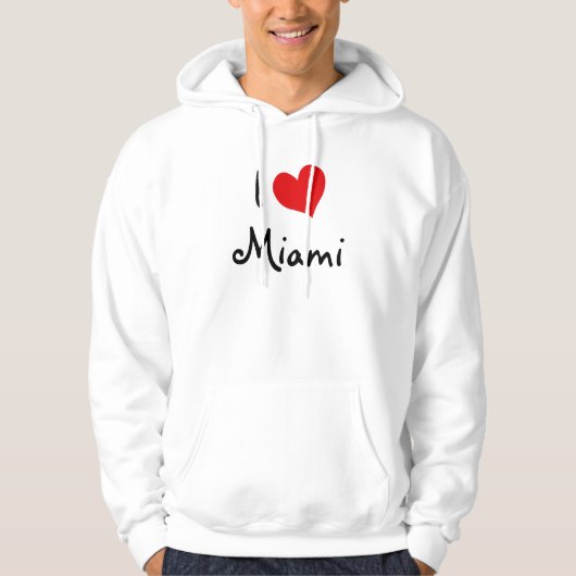 I Liebe Miami Hoodie (Vorderseite)