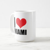I Liebe Miami Kaffeetasse (Vorderseite Links)