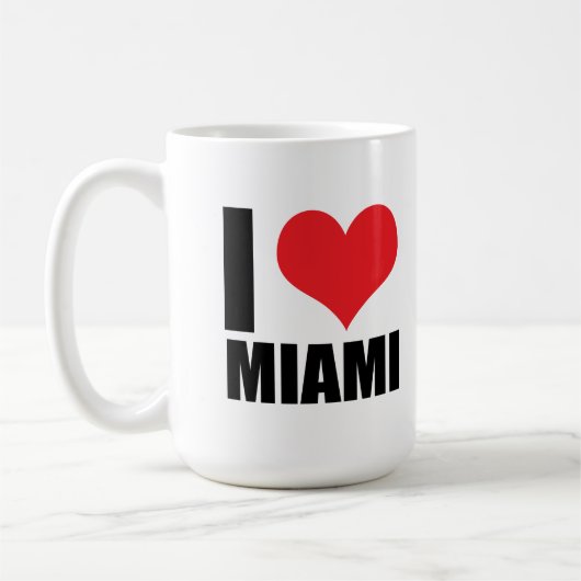 I Liebe Miami Kaffeetasse (Links)