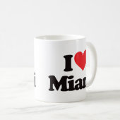 I Liebe Miami Kaffeetasse (VorderseiteRechts)