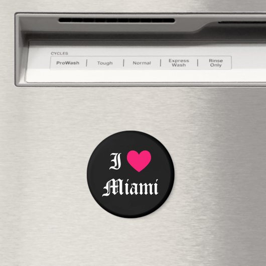 I Liebe Miami Magnet (In Situ (Geschirrspüler))
