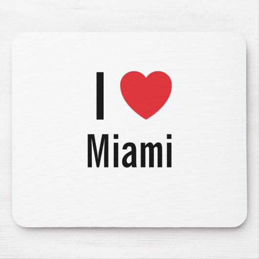 I Liebe Miami Mousepad (Vorne)