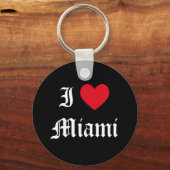 I Liebe Miami Schlüsselanhänger (Vorderseite)