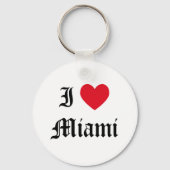 I Liebe Miami Schlüsselanhänger (Vorderseite)
