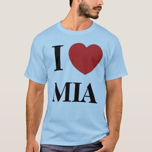 I Liebe Miami T-Shirt (Vorderseite)