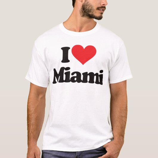 I Liebe Miami T-Shirt (Vorderseite)