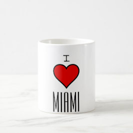 ~I Liebe Miami~ TASSE, KÜMMERN SIE! Kaffeetasse