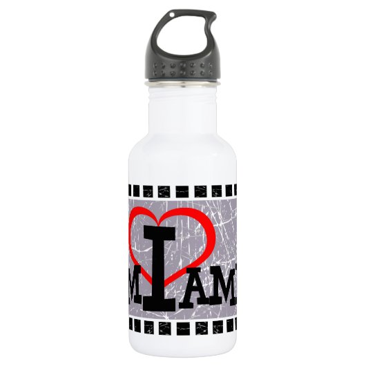 I Liebe Miami - Trinkflasche (Vorderseite)