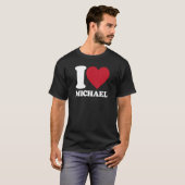 I Liebe Michael - I heart Michael T-Shirt (Vorne ganz)