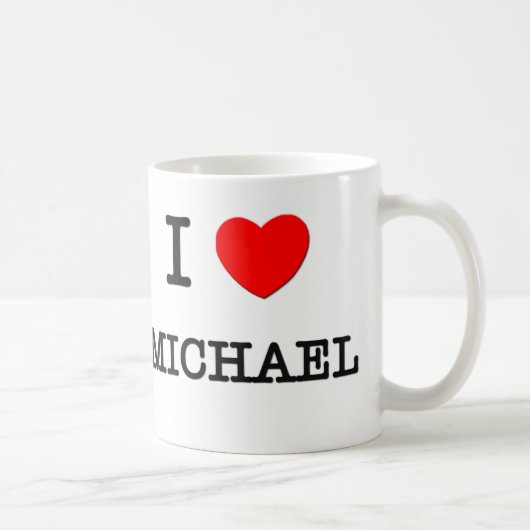 I Liebe Michael Kaffeetasse (Rechts)