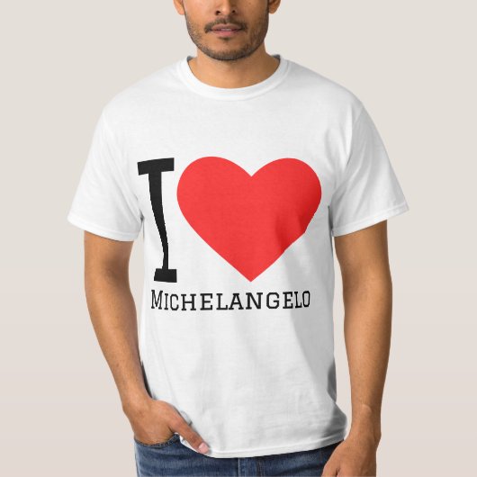 I Liebe Michelangelo T-Shirt (Vorderseite)
