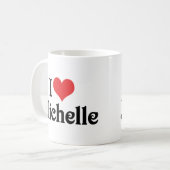I Liebe Michelle Kaffeetasse (Vorderseite Links)
