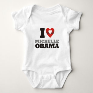 i Liebe michelle obama Baby Strampler