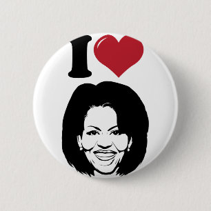I Liebe Michelle Obama Button