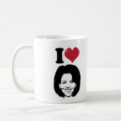 I Liebe Michelle Obama Kaffeetasse (Links)