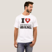I Liebe Michelle Obama T-Shirt (Vorne ganz)