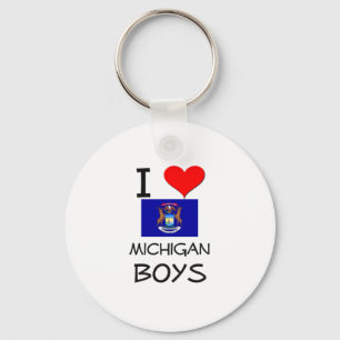 I Liebe Michigan Boys Schlüsselanhänger