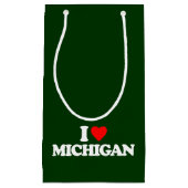 I LIEBE MICHIGAN KLEINE GESCHENKTÜTE (Vorderseite)