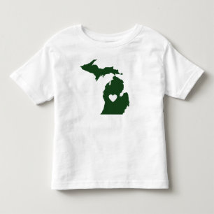 I Liebe Michigan Kleinkind T-shirt