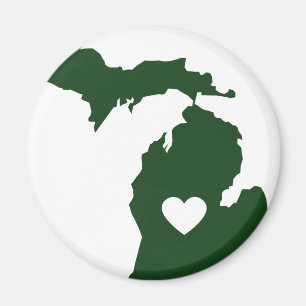 I Liebe Michigan Magnet