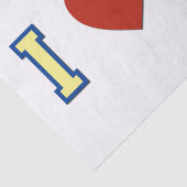 I Liebe Michigan Seidenpapier (Ausschnitt)