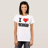 I Liebe-Michigan-T - Shirt - Frauen (Vorne ganz)