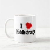 I Liebe Middlesbrough Kaffeetasse (Links)