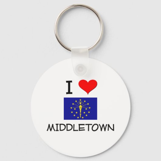 I Liebe MIDDLETOWN Schlüsselanhänger (Vorderseite)