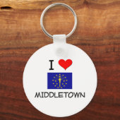 I Liebe MIDDLETOWN Schlüsselanhänger (Vorderseite)