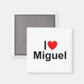 I Liebe Miguel Magnet (Vorderseite/Rückseite)