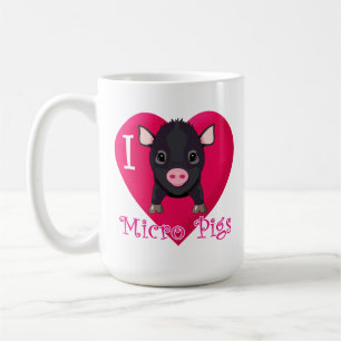I Liebe-Mikro-Schweine Kaffeetasse