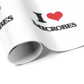 I Liebe-Mikroben Geschenkpapier (Rolleneckpunkt)