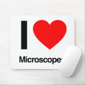 i Liebe Mikroskope Mousepad (Mit Mouse)