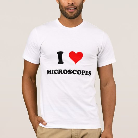 I Liebe-Mikroskope T-Shirt (Vorderseite)